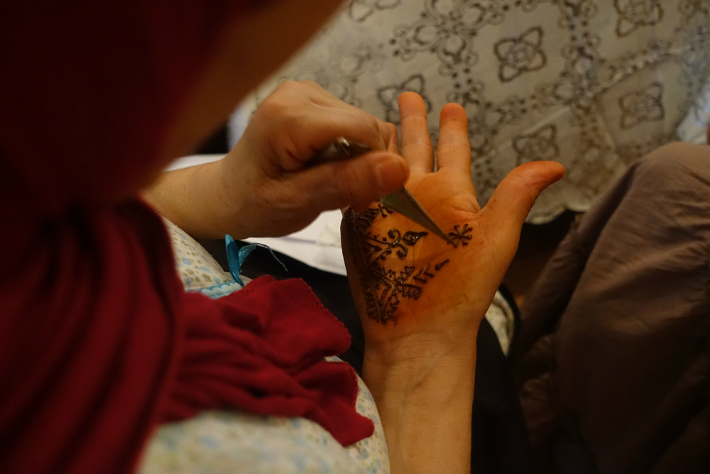 warsztaty malowania henną w marakeszu